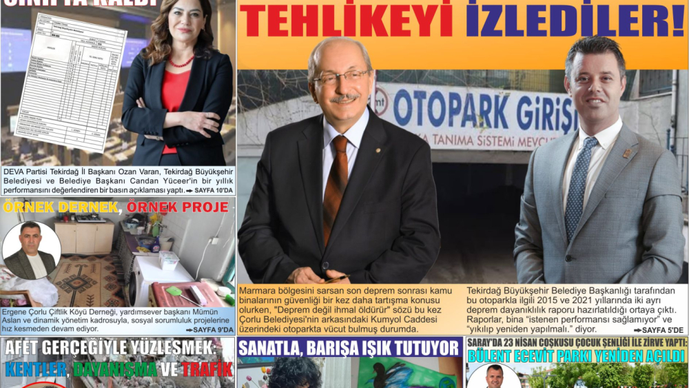 15-30 Nisan sayımız okurlarla buluşmaya hazır.
