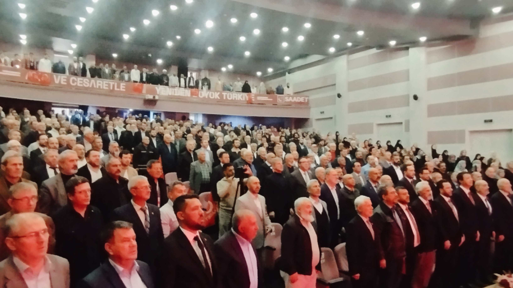 SAADET PARTİSİ ÇORLU İLÇE KONGRESİ YAPILDI.